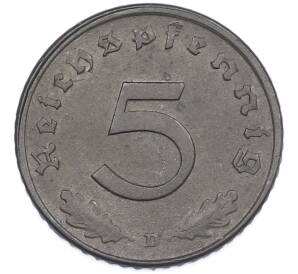 5 рейхспфеннигов 1947 года D Германия — Фото №2