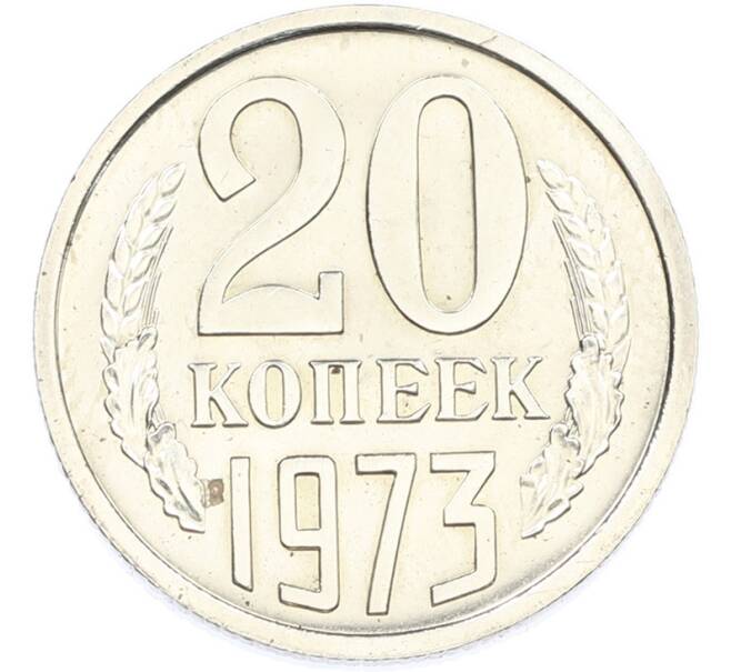 Монета 20 копеек 1973 года (Артикул: M1-66916) — Фото №1
