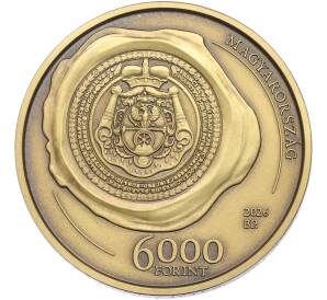 6000 форинтов 2026 года Венгрия «350-летие со дня рождения Франциска II Ракоци» — Фото №2