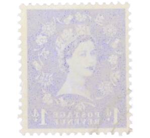 Почтовая марка 1.5 пенса 1952 года Великобритания «Королева Елизавета II» — Фото №2