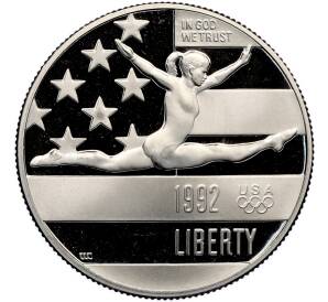 1/2 доллара (50 центов) 1992 года S США «XXV летние Олимпийские Игры 1992 в Барселоне» — Фото №1