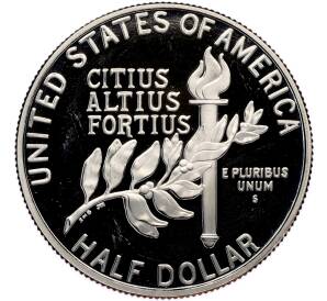 1/2 доллара (50 центов) 1992 года S США «XXV летние Олимпийские Игры 1992 в Барселоне» — Фото №2