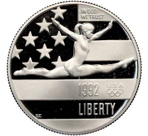 1/2 доллара (50 центов) 1992 года S США «XXV летние Олимпийские Игры 1992 в Барселоне» — Фото №1