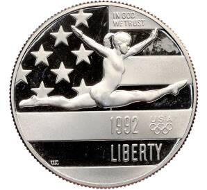 1/2 доллара (50 центов) 1992 года S США «XXV летние Олимпийские Игры 1992 в Барселоне» — Фото №1