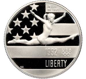 1/2 доллара (50 центов) 1992 года S США «XXV летние Олимпийские Игры 1992 в Барселоне» — Фото №1