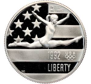 1/2 доллара (50 центов) 1992 года S США «XXV летние Олимпийские Игры 1992 в Барселоне» — Фото №1