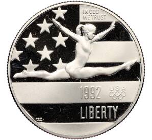 1/2 доллара (50 центов) 1992 года S США «XXV летние Олимпийские Игры 1992 в Барселоне» — Фото №1