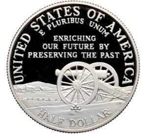 1/2 доллара (50 центов) 1995 года S США «Сражения гражданской войны» — Фото №1