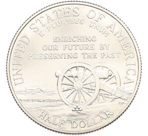 1/2 доллара (50 центов) 1995 года S США «Сражения гражданской войны» — Фото №1