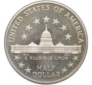 1/2 доллара (50 центов) 1989 года S США «200 лет Конгрессу» — Фото №2