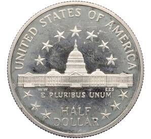 1/2 доллара (50 центов) 1989 года S США «200 лет Конгрессу» — Фото №2