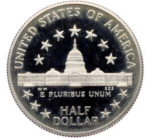 1/2 доллара (50 центов) 1989 года S США «200 лет Конгрессу» — Фото №2