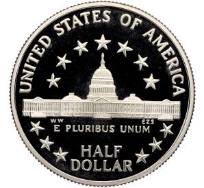 1/2 доллара (50 центов) 1989 года S США «200 лет Конгрессу» — Фото №2