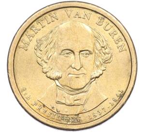 1 доллар 2008 года (Р) США «8-й президент США Мартин Ван Бюрен» — Фото №1