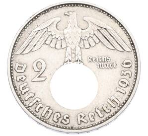 2 рейхсмарки 1936 года D Германия — Фото №1
