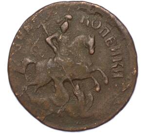 2 копейки 1758 года (Номинал сверху) — Фото №2
