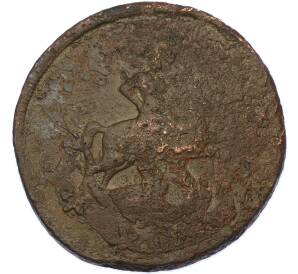 2 копейки 1788 года СПМ (Перечекан из 4 копеек 1762) — Фото №2
