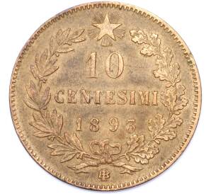 10 чентезимо 1893 года BI Италия — Фото №1