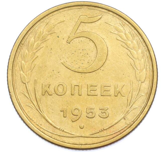 Монета 5 копеек 1953 года (Артикул: K7-1891) — Фото №1