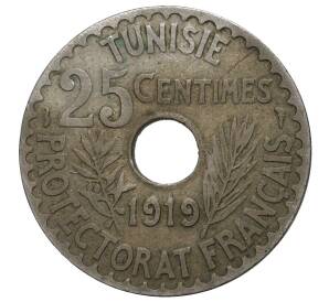 25 сантимов 1919 года Тунис (Французский протекторат)