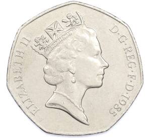 50 пенсов 1985 года Великобритания — Фото №2