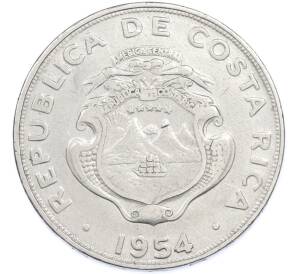 1 колон 1954 года Коста-Рика — Фото №1