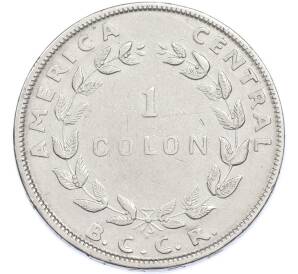 1 колон 1954 года Коста-Рика — Фото №2
