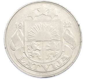 50 сантимов 1922 года Латвия — Фото №2