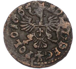 1 солид («боратинка») 1665 года Польша — Ян II Казимир Ваза — Фото №1