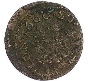1 солид («боратинка») 1660 года Польша — Ян II Казимир Ваза — Фото №1