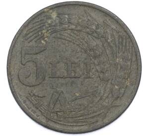 5 лей 1942 года Румыния — Фото №1