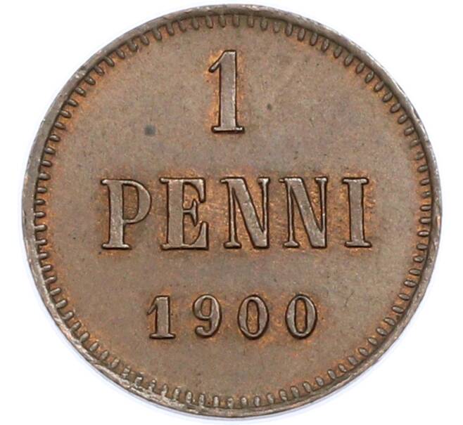 Монета 1 пенни 1900 года Русская Финляндия (Артикул: K7-1963) — Фото №1