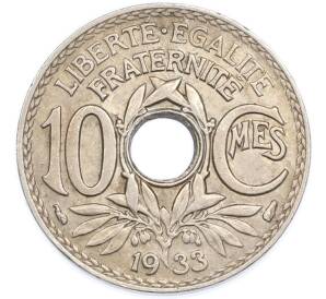 10 сантимов 1933 года Франция — Фото №1