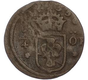 1/4 эре 1633 года Швеция — Фото №1