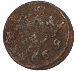 1/6 эре 1666 года Швеция — Фото №1