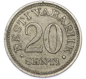 20 сентов 1935 года Эстония — Фото №1