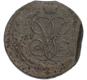 1 копейка 1757-1761 года — Фото №1