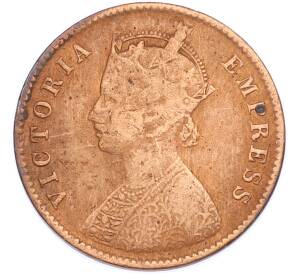 1/4 анны 1885 года Британская Индия — Фото №2