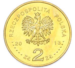 2 злотых 2013 года Польша «100 лет со дня рождения Витольда Лютославского» — Фото №2