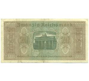 20 рейхсмарок 1940-1945 года Германия (Для оккупированных территорий) — Фото №2