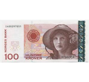 100 крон 2010 года Норвегия — Фото №1