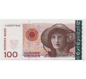 100 крон 2010 года Норвегия — Фото №1