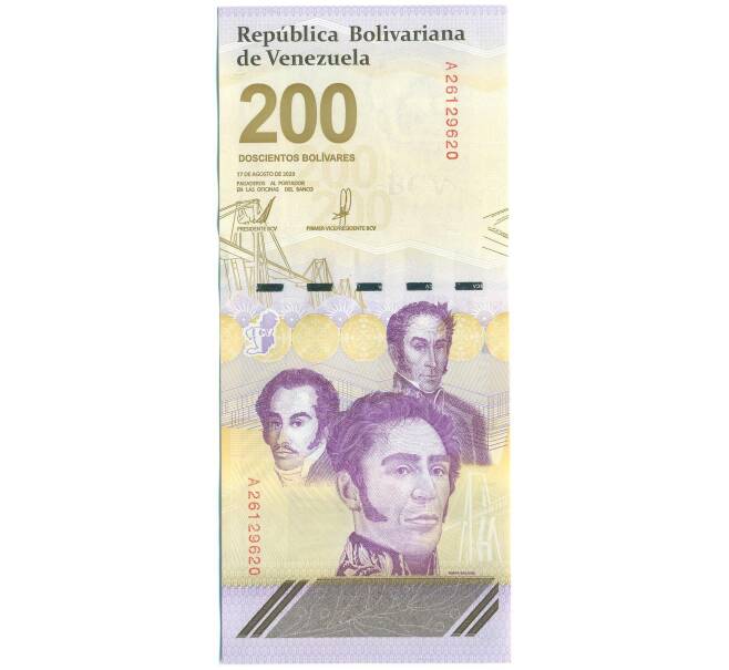 Банкнота 200 боливар 2023 года Венесуэла (Артикул: B2-17370) — Фото №1