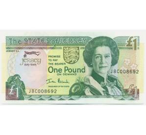 1 фунт 2004 года Джерси «800-лет отношений Джерси и Британской Короны» — Фото №1
