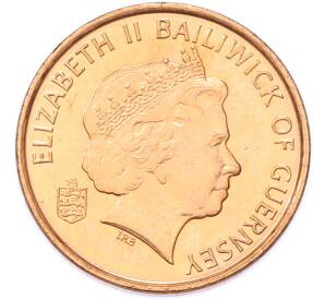 1 пенни 1998 года Гернси — Фото №2