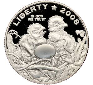 1/2 доллара (50 центов) 2008 года S США «Белоголовый орлан» — Фото №1