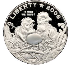 1/2 доллара (50 центов) 2008 года S США «Белоголовый орлан» — Фото №1