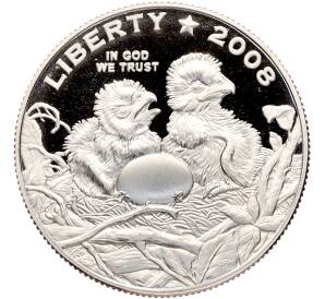 1/2 доллара (50 центов) 2008 года S США «Белоголовый орлан» — Фото №1