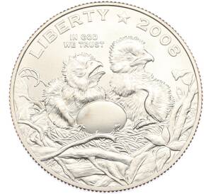 1/2 доллара (50 центов) 2008 года S США «Белоголовый орлан» — Фото №1