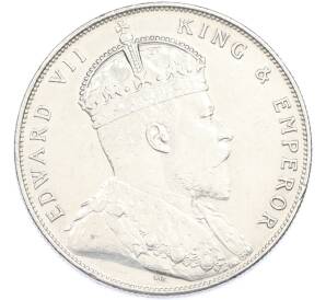 1 доллар 1908 года Стрейтс Сетлментс — Фото №2